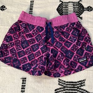 Patagonia Girls Baggies Purple Shorts